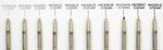 SAKURA PIGMA MICRON Black Pigment Archival Ink Waterproof Fade Proof Fine Lines 