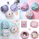 Portable Makeup Drawstring Bag Storage Magic Travel Pouch Cosmetic Make-up Bags