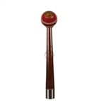 SS TON Cricket Bat Mallet Knocker with ball & Grip Cone Set Rounded Wooden Head