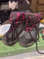 Trespass Girls Pink Textile Hiking Boots UK 11 Outdoor Walking Footwear