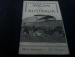WIGAN V AUSTRALIA RUGBY LEAGUE TOUR MATCH 14TH NOVEMBER 1959