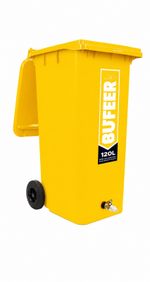 120L Water Buffer Tank Wheelie Bin