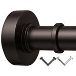 Bronze Shower Curtain Rod, 43''-72'. Never Rust,Never Slip,No Drill BloomFlower 