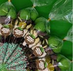 Personalised Pre Filled Pixel Block Sweet Cones Large Kids Minecraft Theme Party