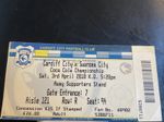 Cardiff City Vs Swansea City, 3rd April 2010, Championship Ticket,
