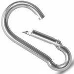 Carabiner Hook Clip Heavy Duty Snap Hook Spring Clip Galvanised Steel