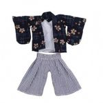 1/12-Scale Kimono Outfit Wrap Front GSC Doll Outfit Woven Textile