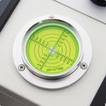 Degree Marked Circular Level with Flange | 80mm, Flange-Mounted Spirit Level,