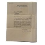 1937 FBI Director J. Edgar Hoover Signed Letter TLS PSA/DNA Brooklyn 