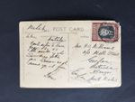 SOUTHERN RHODESIA c1940 1½d RHODES ON PC WRITTEN IN WELSH TO BANGOR WALES