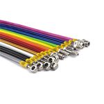 HEL PERFORMANCE STAINLESS STEEL BRAIDED BRAKE LINES HOSES FOR NISSAN MICRA K11