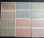 Mexico Eagle & Airplane Airmail SC #C15, C22, C24, C39, C49, C63, C163 SHEET LOT