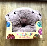 Aroma Home Snuggle Me Soft Plush Bunny Pillow.