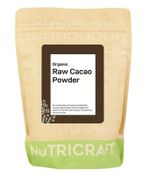 Organic certified CACAO / COCOA powder by NUTRICRAFT™ - Raw - Peruvian Criollo