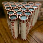 1000 All 1940’s Lincoln Cent Wheat Pennies Penny 20 Rolls 1943 Steel at end