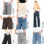 Womens M&S Wide Leg Jean Classic High Waisted Soft Denim Stretch RRP £35