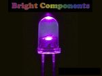 10 x Ultra Violet / UV / Purple LED 5mm - UK Seller