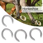 4Pcs Aluminium Alloy Horseshoe Kit Horse Riding Tool Equipment Access(Type 6)-