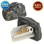 Outdoor Fake Rock Key Hider Stone Key Box Hidden Holder Case Garden Yard Safe