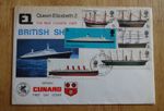 1969 QE2 Cunard Official Wessex First Day Cover.  Set of 6 stamps. London EC