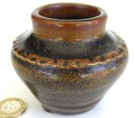 CHINESE JIAN HARE'S FUR GLAZED POT, SOUTHERN SONG DYNASTY 960-1279 AD /PIE CRUST