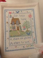 Adorable Little Home Sampler Cross Stitch Chart