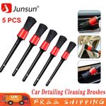 5Pcs Vehicle Wheel Brush Washing Car Rim Detailing Brush Kit Auto Cleaning Set
