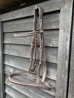 Stubben Brown Full Size Bridle With Sparkly Browband Good Condition