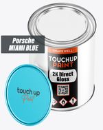MIAMI BLUE 2K DIRECT GLOSS PAINT FOR PORSCHE LM5C / M5C / J5