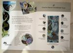 Charles Darwin banknote in promotional folder