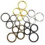 Round Carabiner Clip Push Gate Snap Open Hooks Spring Ring 20 25 28 34 39 50 mm