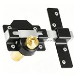 Garden Garage 50mm Rim Long Throw Gate Lock Door Locking Both Sides 5 Keys UK