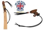 Buck Trail Delux Archery Horse Recurve Flat  Longbow String Keeper Soft leather