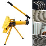 Hydraulic Pipe Bender 10T Tube Bending Machine 6 Dies 13-34mm Pipe Diameter Tool