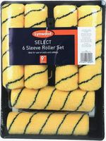 Lynwood 9" Paint Roller Set 6 Sleeves Premium Woven Tiger Stripe Walls Ceilings