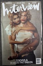 Interview Magazine March 2026 Issue 565 - Zendaya & Robert Pattinson Cover Torn!