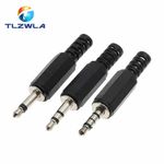 5PCS 3.5mm Audio Jack Plug Male Stereo Solder Type 2/3/4 Pole Headphone