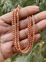 10 inch Pure Copper Thick Rope Chain Anklet, Healing Copper Jewelry, Spiritual