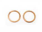 2x Exhaust Copper Gaskets For Honda CB 250 RS 1980