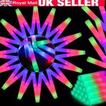 20-450pcs LED Foam Glow Sticks Bulk Glow in the Dark Party 3 Modes Flashing