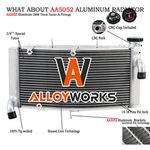 Aluminium Radiator For Honda CBR900RR Fireblade 1996-1999 1997 1998 UK