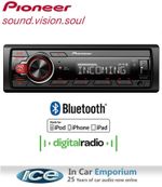 Pioneer MVH-330DAB Bluetooth DAB Radio USB AUX Spotify iPhone Mechless Stereo