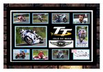 (551) william dunlop isle of man tt signed unframed/framed photograph reprint @@