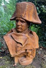 Large Cast Iron Bust of Napoleon Bonaparte - Heavy - 90cm High
