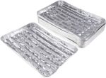 20pc Disposable Aluminium Foil Barbecue BBQ Recyclable Grilling Trays 22.5x34.5"