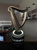 Guinness Surger Unit Man Cave Pub  Bar LED Harp New Shape UK Plug