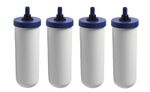 Coldstream FTO Plus Ceramic Gravity Water Filter CF163W Fluoride, Metals, 4 pack