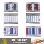 Mens 100% Cotton Handkerchiefs (Hankies Hankys)  Gift Boxed in packs of 6 or 7