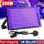 300W LED UV Ultraviolet Light Stage Blacklight Flood for Halloween Disco Party