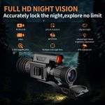 HD 4K Digital Night Vision Monoculars PIP Video Camera Waterproof Hunting DS-X7